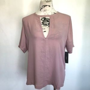 Lulu's Rose Blush Short Sleeve Top
